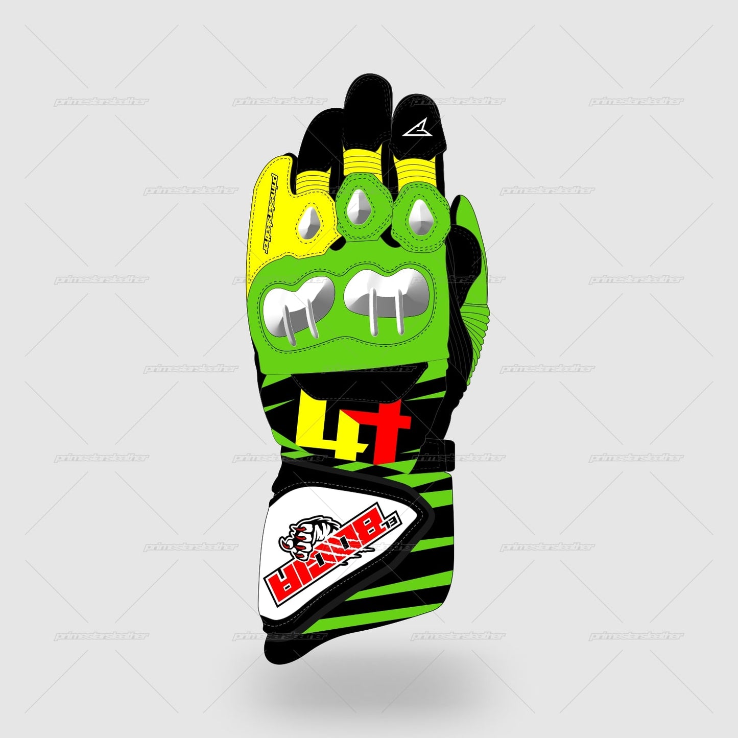 Alex Bassani Kawasaki WBSK 2024 Race Gloves