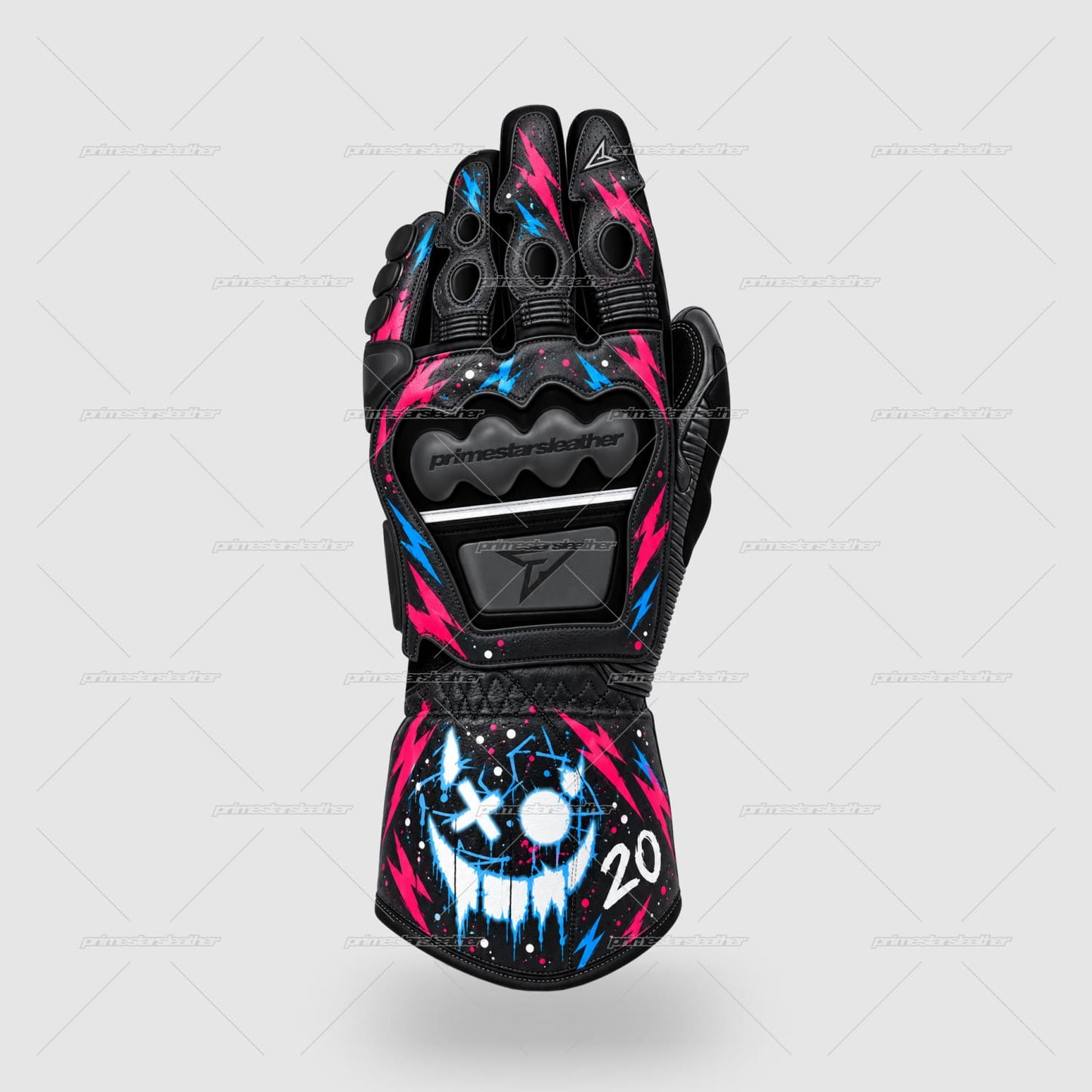 Fabio Quartararo Funky Diablo 2026 Race Gloves