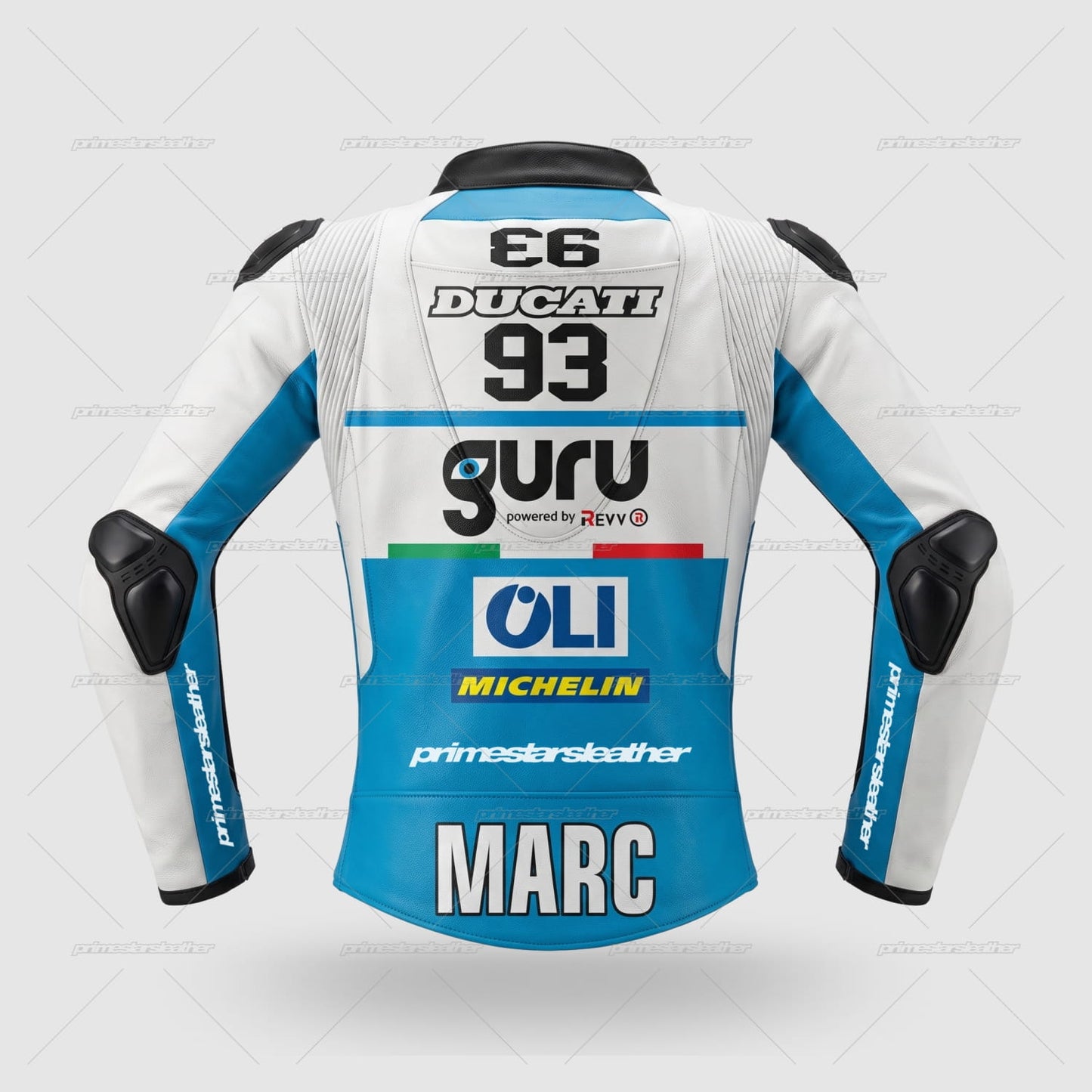 Marc Marquez Ducati Leather Jacket MotoGP75