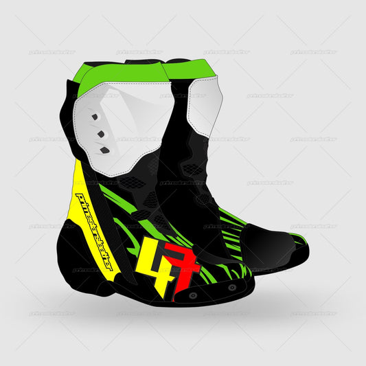 Alex Bassani Kawasaki WBSK 2024 Race Boots