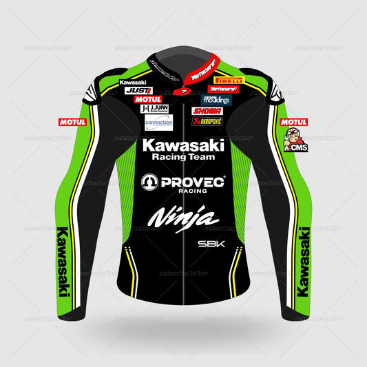 Alex Bassani Kawasaki WSBK 2024 Motorcycle Race Jacket