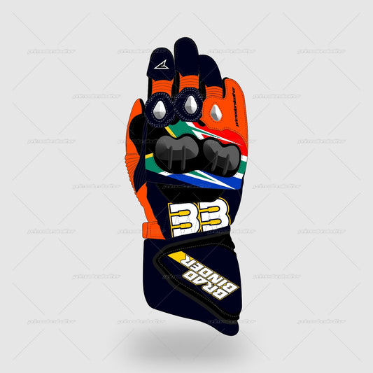 Brad Binder KTM Red Bull MotoGP 2024 Race Gloves