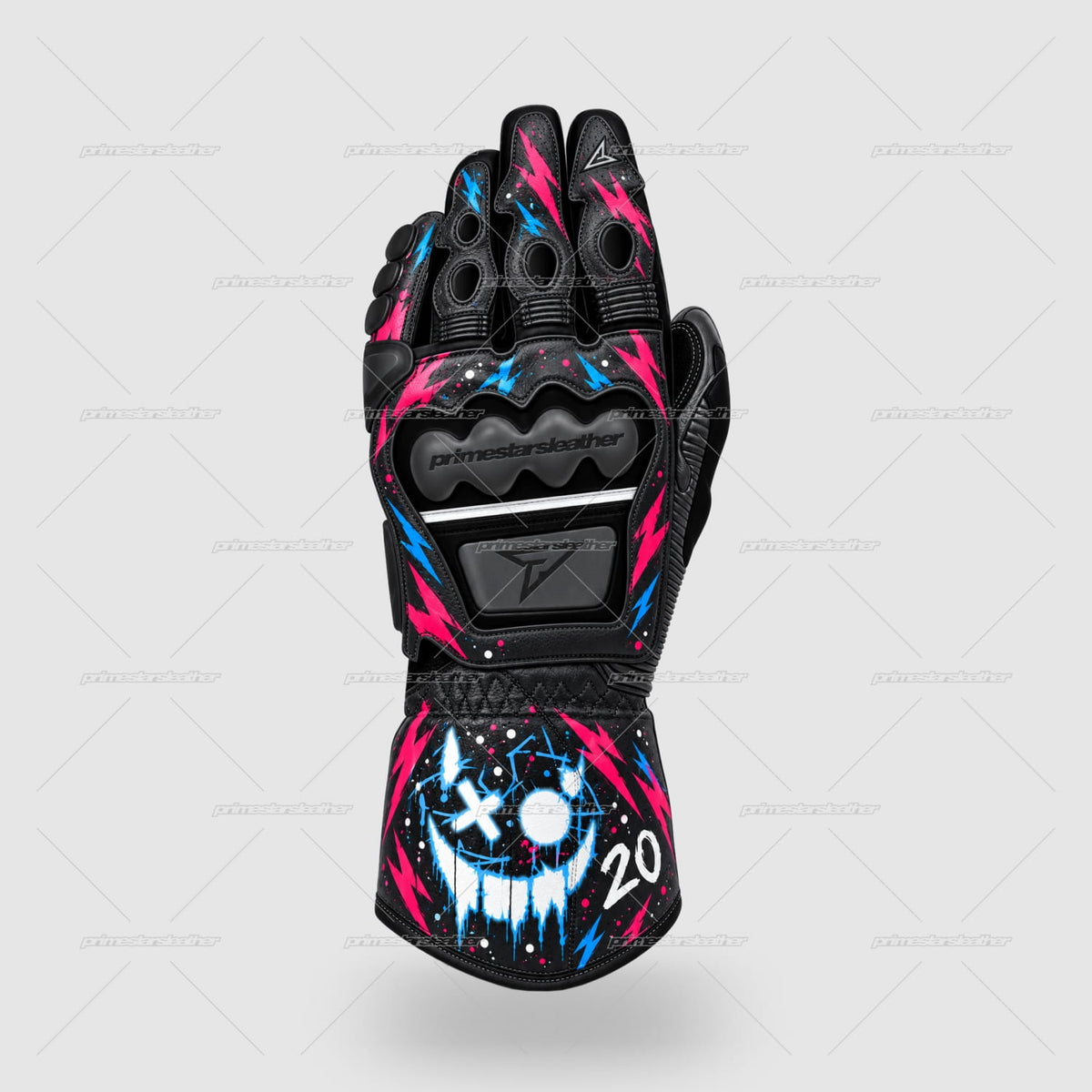 Fabio Quartararo Funky Diablo 2026 Race Gloves