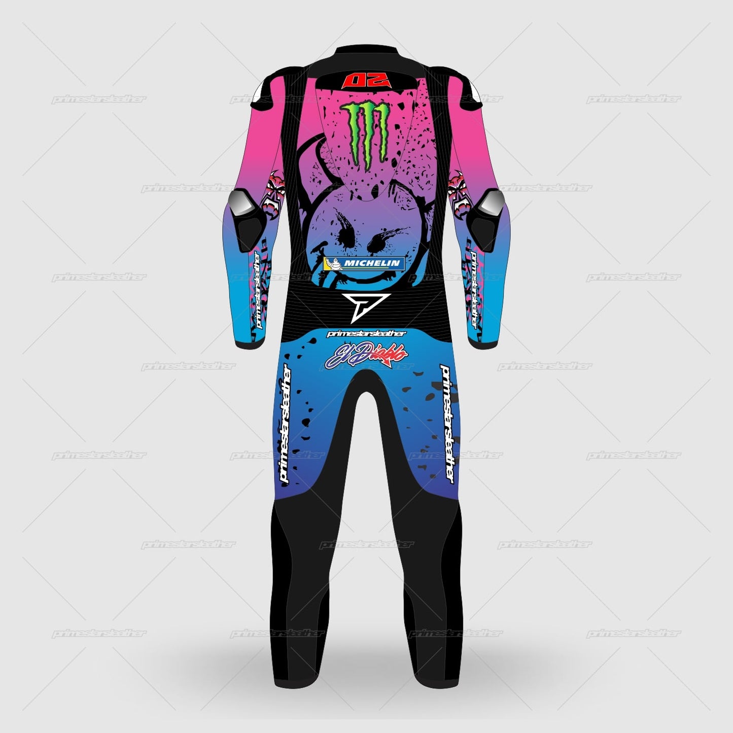 Fabio Quartararo Yamaha French GP 2024 Leather Motorbike Race Suit