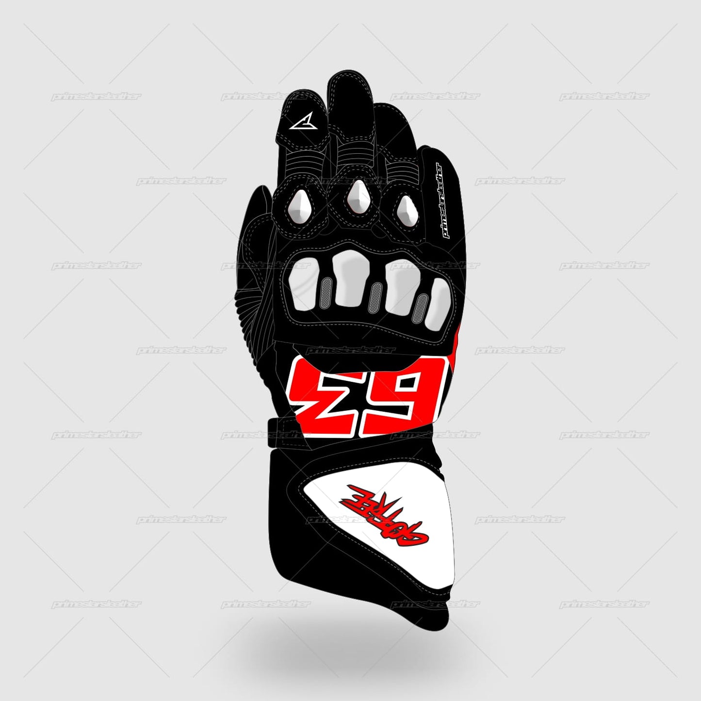 Francesco Bagnaia Lenovo 2025 Race Gloves