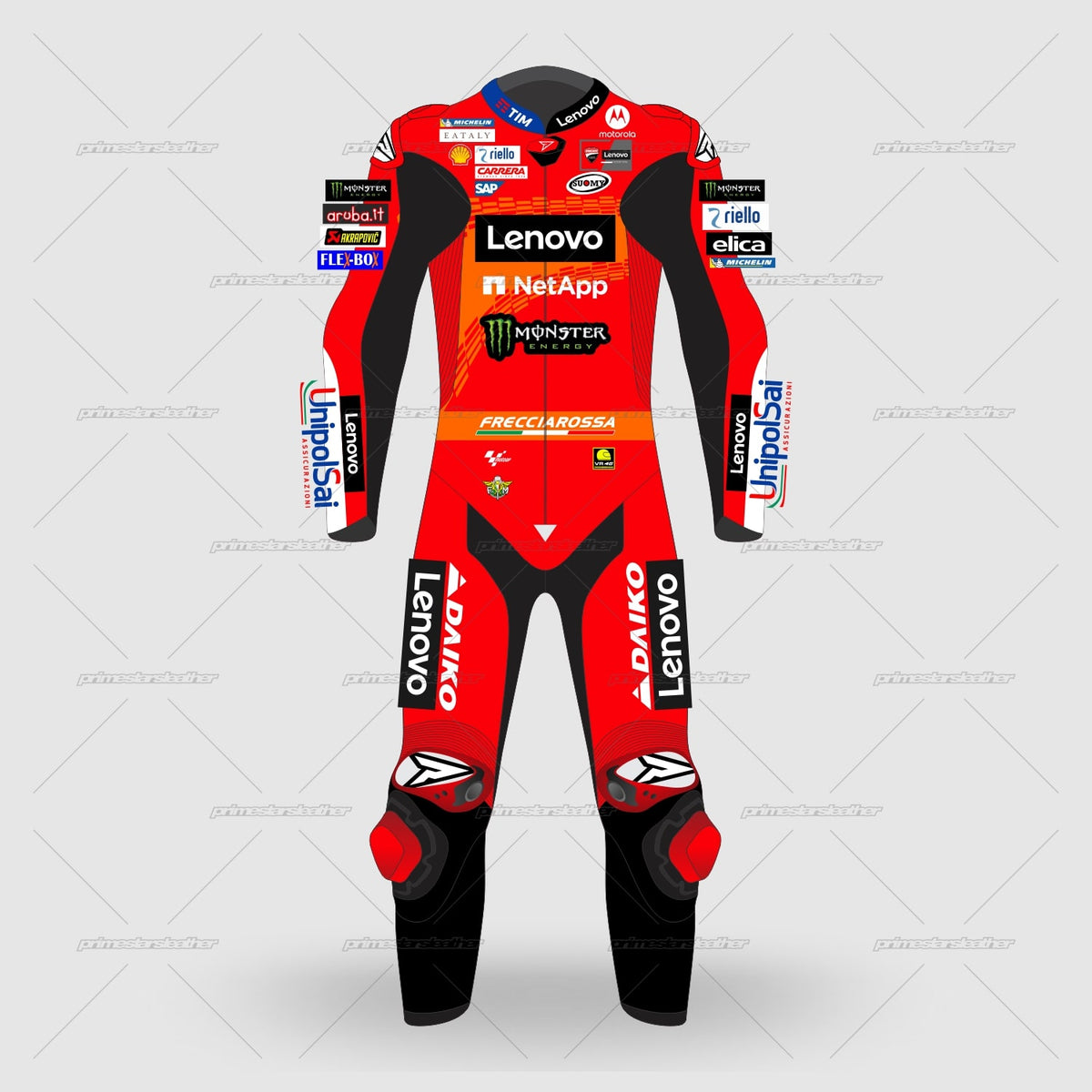 Francesco Bagnaia Ducati Lenovo MotoGP 2024 Race Suit