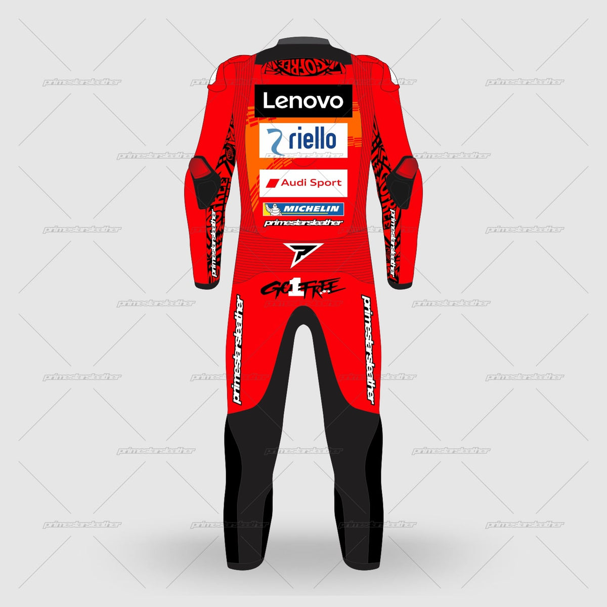 Francesco Bagnaia Ducati Lenovo MotoGP 2024 Race Suit