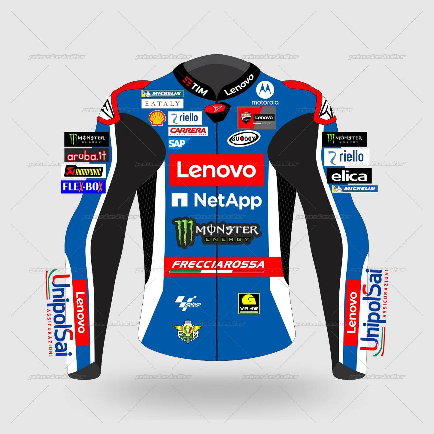 Francesco Bagnaia Italian GP 2024 Motorcycle Race Jacket