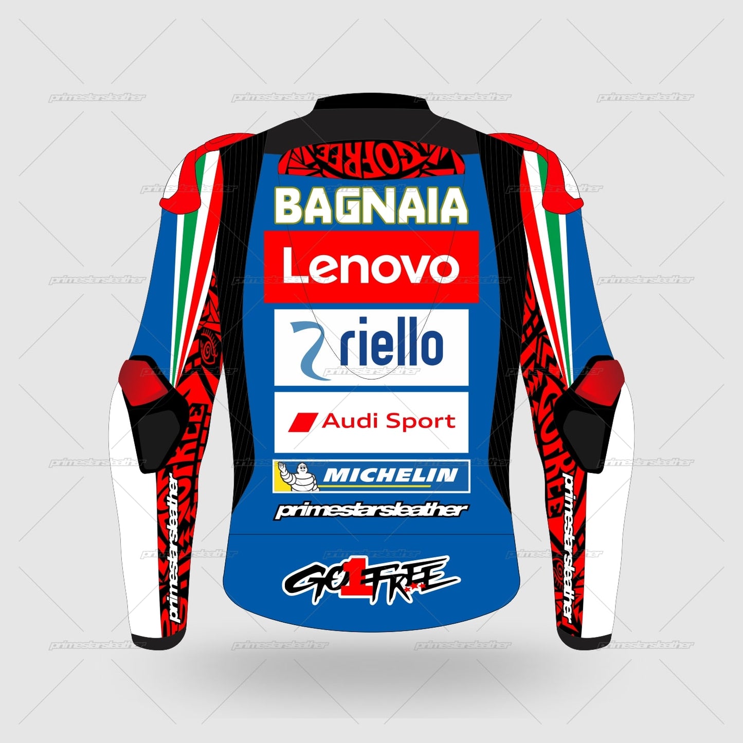Francesco Bagnaia Italian GP 2024 Motorcycle Race Jacket