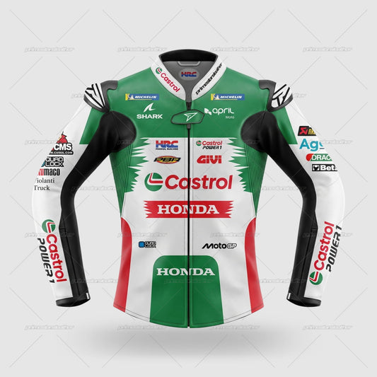 Johann Zarco Honda Castrol 2025 Leather Jacket