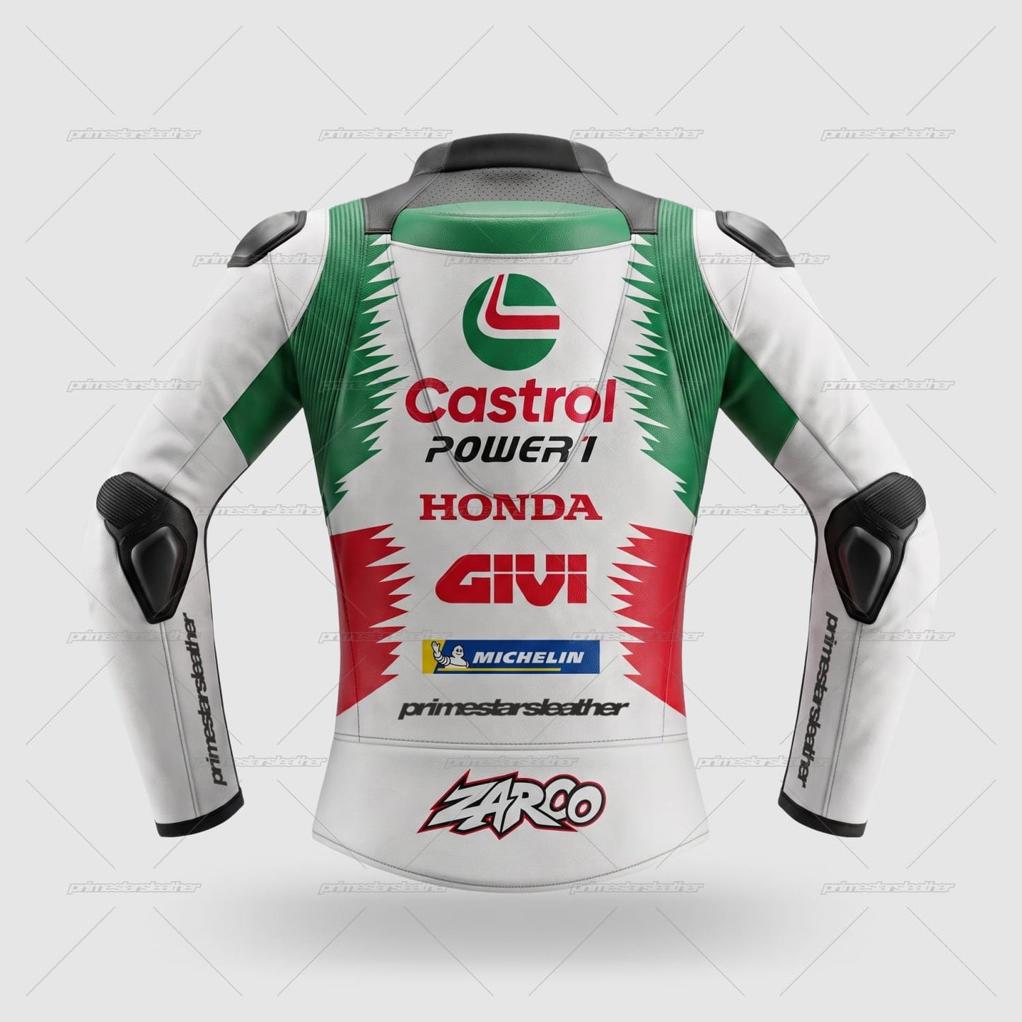 Johann Zarco Honda Castrol 2025 Leather Jacket