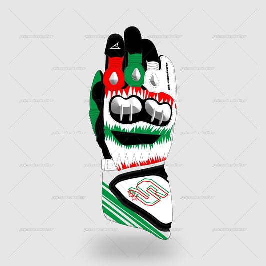 Johann Zarco Castrol Honda LCR MotoGP 2024 Race Gloves