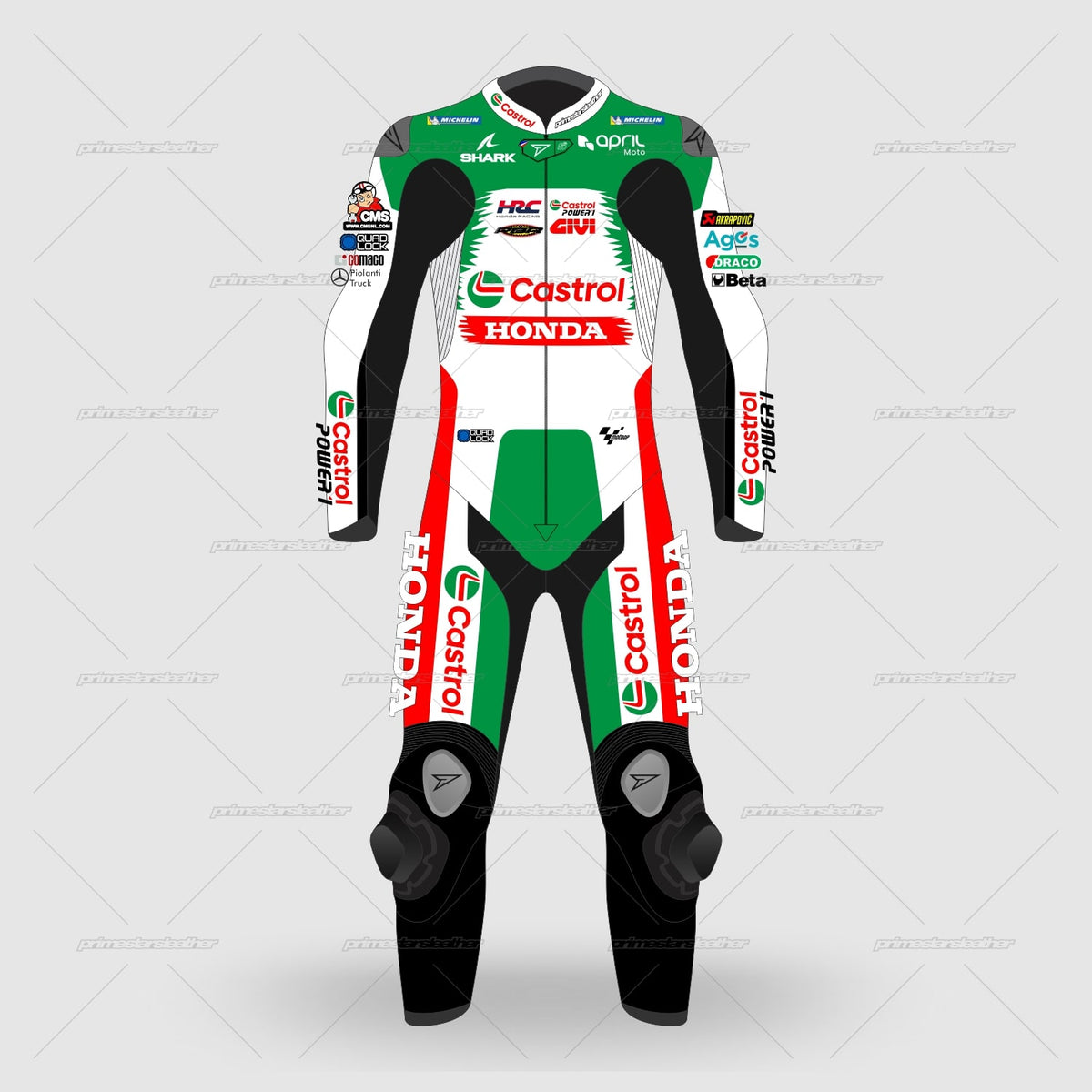 Johann Zarco Castrol Honda LCR MotoGP 2024 Race Suit