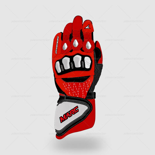 Marc Marquez Ducati 2025 Leather Race Gloves