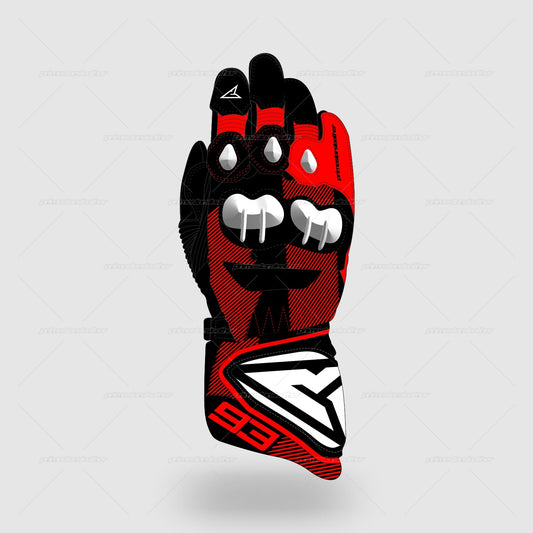 Marc Márquez Ducati Winter Test MotoGP 2024 Race Gloves