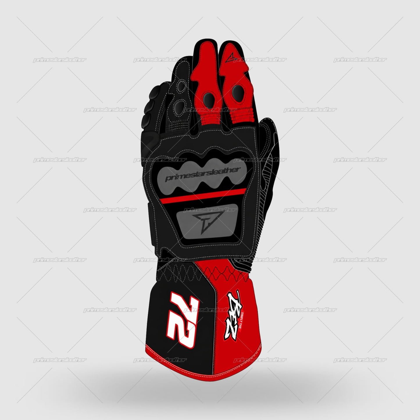 Marco Bezzecchi Aprilia 2025 Race Gloves