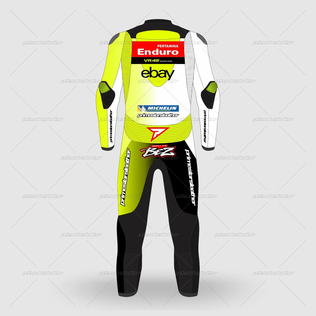 Marco Bezzecchi Pertamina Enduro VR46 MotoGP 2024 Race Suit
