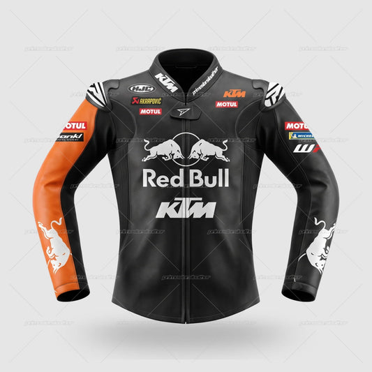 Maverick Vinales Winter Test KTM Leather Jacket