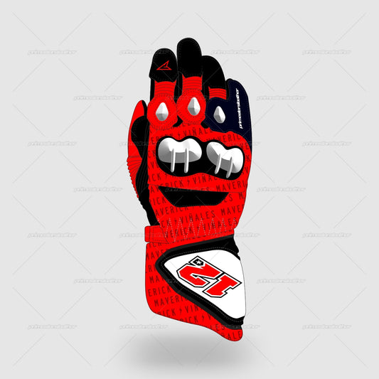 Maverick Viñales Aprilia MotoGP 2024 Race Gloves