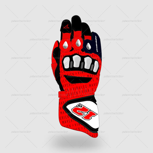 Maverick Viñales Aprilia MotoGP 2024 Race Gloves