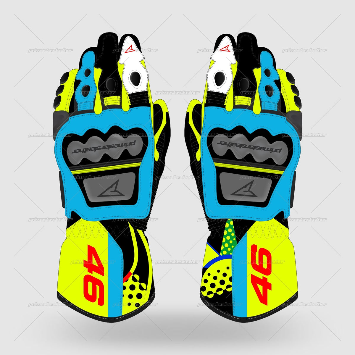 Valentino Rossi PETRONAS MotoGP 2021 edition Race Gloves